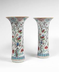 Vāzes “Rozā ģimene”. Ķīna, Čeņluņ perioda sākums, 1736.-1795. g.