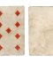 A nine of diamonds, found at Rundāle Palace. Russia, Imperial Playing Card Factory, late 18th century to 1930s.